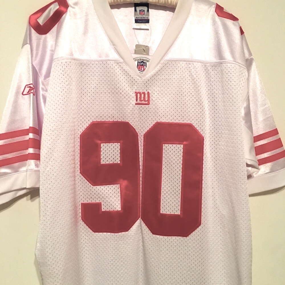 NWT AUTHENTIC JASON PIERRE PAUL NY GIANTS JERSEY EMBROIDERED